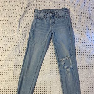 00 american eagle mid rise jeggings